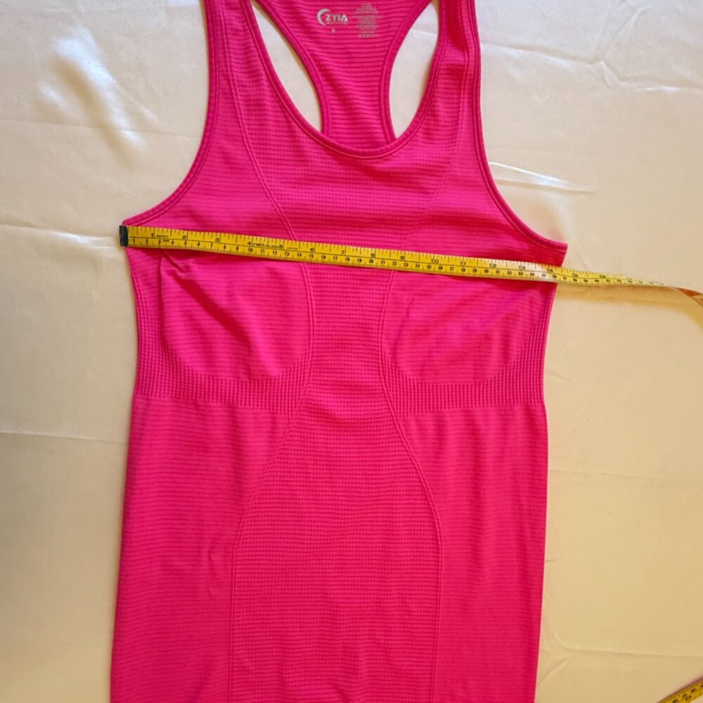 NWOT Zyia Active Hot Pink Copper Charged Workout Gym Tank Top • S Small - Picture 4 of 7